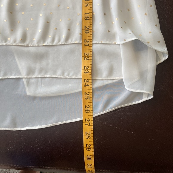 Layered gold fleck sleeveless top - Picture 7 of 7